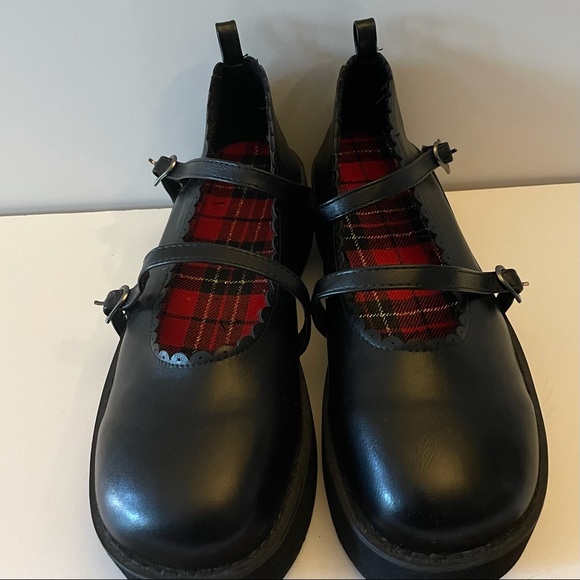 Black lolita Mary Jane shoes - Picture 3 of 3